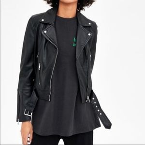 ZARA trf leather jacket